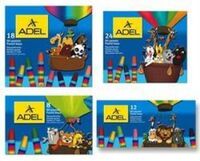 ADEL - Adel Karton Kutu Pastel Boya 18 Renk