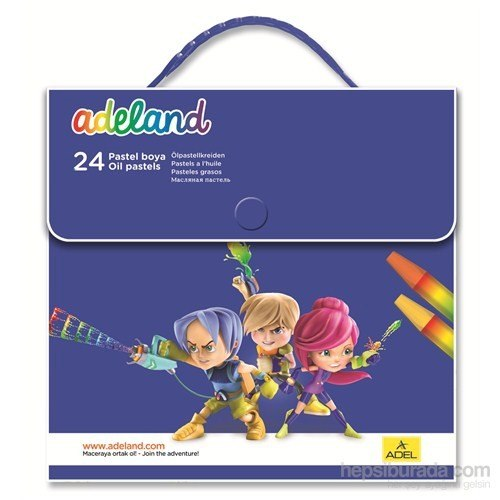 ADELAND ÇANTALI PASTEL BOYA 24 RENK