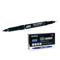 AIHAO - Aihao 319 Çift Taraflı Cd Kalemi Siyah