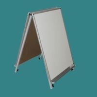 AKYAZI - Akyazı 50X70 Laminat Üçgen Çift Taraflı Yazı Tahtası (0027)