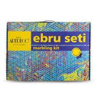 ARTDECO - Artdeco Ebru Başlangıç Seti (A4 Tekneli) 8x30ml Damlalıklı Şişe