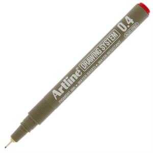 Artline 234 Drawing Teknik Çizim Kalemi 0,4mm Kırmızı