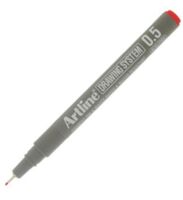 ARTLINE - Artline 235 Drawing Teknik Çizim Kalemi 0,5mm Kırmızı