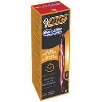 BIC - Bic Intensity Hızlı Kuruyan Jel Kalem 12'li Kırmızı
