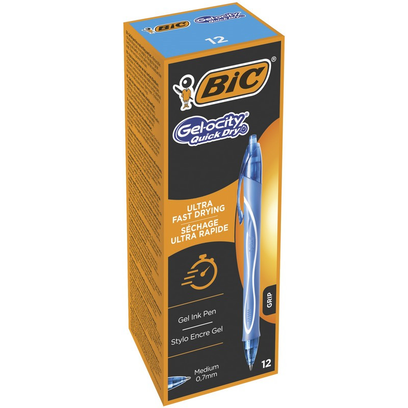 Bic Intensity Hızlı Kuruyan Jel Kalem 12'li Turkuaz