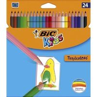 BIC - BİC TROPICOLORS KURU BOYA KALEMİ 24 RENK (9375183) 