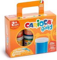  - Carioca Bebek Parmak Boyası 6'Lı (6X80Ml) Süper Yıkanabilir+2 Yaş