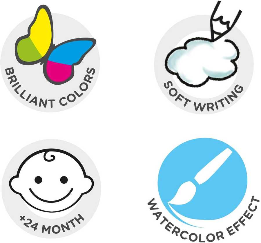 Carioca Bebek Pastel Boya 8'Li