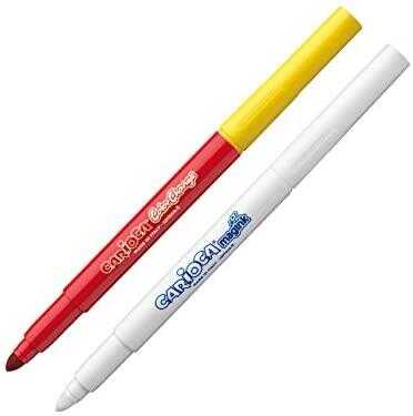 Carioca Renk Değiştiren Sihirli Keçeli Boya Kalemi (9 Renk+1 Renk Değiştirici Beyaz Kalem)