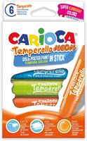 CARIOCA - CARİOCA TEMPERELLO STICK POSTER BOYAMA KALEMİ FOSFORLU 6'LI