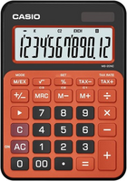 CASIO - CASIO MS-20NC-BRG MASA ÜSTÜ HESAP MAKİNESİ K.TURUNCU 12 HANELİ