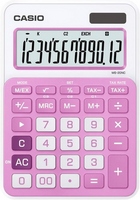 CASIO - CASIO MS-20NC-PK MASA TİPİ HESAP MAKİNESİ A.PEMBE