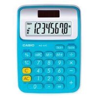 CASIO - Casıo Ms-6Vc Bu Masa Ustu Hesap Makinesi Mavi 8 Haneli