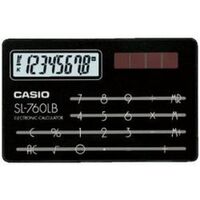 CASIO - Casio Sl-760Lc-Bk Cep Tipi Hesap Makinesi 8 Haneli