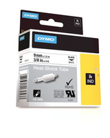 DYMO - Dymo 18053 Rhinopro Isıyla Küçülen Şerit (9X1,5) Beyaz/Siyah