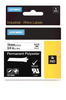 Dymo 18484 Rhinopro Sabit Polyester Şerit (19X5,5) Beyaz/Siyah - Thumbnail