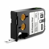 DYMO - DYMO 1868751 XTL ÇOK AMAÇLI VİNİL 12mmx7m BEYAZ/SİYAH