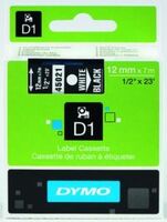 DYMO - Dymo 45021 D1 Yedek Şerit 12Mmx7Mt SiyahBeyaz