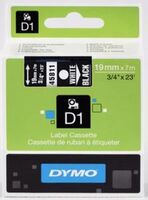 DYMO - Dymo 45811 D1 Yedek Şerit 19Mmx7Mt SiyahBeyaz