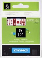DYMO - Dymo 53715 D1 Yedek Şerit 24Mmx7Mt BeyazKırmızı