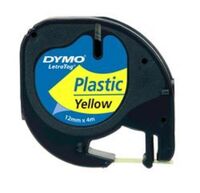 DYMO - Dymo 59423 Letratag Plastik Sarı Şerit