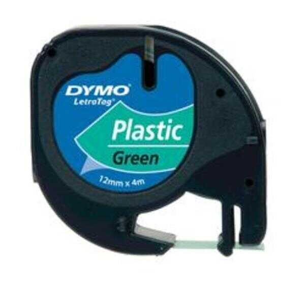 Dymo 59425 Letratag Plastik Yeşil Şerit