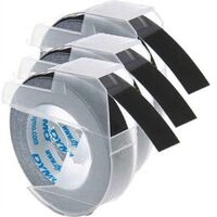 Dymo - Dymo Kabartma Şerit, 9Mm X 3M, 3'Lü Bls, Siyah S0847730