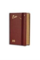 ECE - Ece Çırağan 2Dl (6X10,5) T.Deri Günlük Cep Ajanda Çizgili