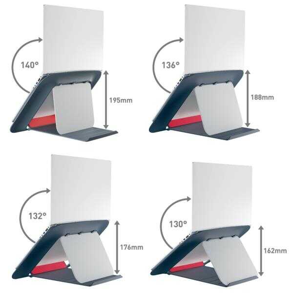 Ergo Cosy Ayarlanabilir Laptop Standı Gri