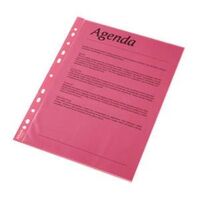 ESSELTE - Esselte 4720 Renkli Poşet Dosya 10'Lu Kırmızı