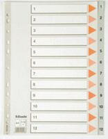 ESSELTE - Esselte Seperatör A4 1-12 Rakamlı