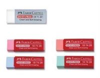 FABER-CASTELL - Faber-Castell Dust-Free Silgi 30'Lu Beyaz (187130)