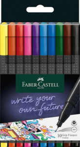 Faber-Castell Grip Finepen 0,4mm Karton Kutu 10'Lu