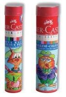 FABER-CASTELL - Faber-Castell Metal Tüp Boya Kalemi 24 Renk Tam Boy