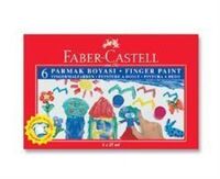 - Faber-Castell Parmak Boyası 25ml 6 Renk