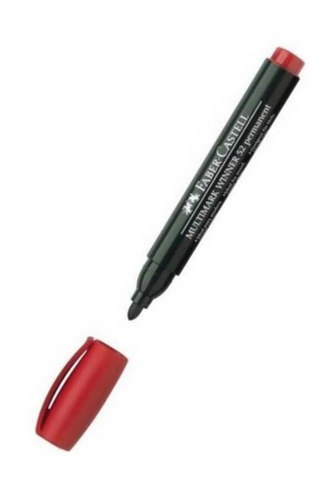 Faber-Castell Permanent Markör 52 Yuvarlak Uç Kırmızı