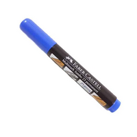 FABER-CASTELL - Faber-Castell Permanent Markör Jumbo 23 Yuv.Uç Mavi