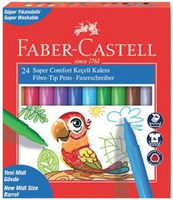  - FABER-CASTELL SUPER COMFORT KEÇELİ KALEM 24'LÜ
