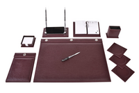 GULPAS - Gülpaş Sümen Takımı 9 Parça Lüks Düğmeli Suni Deri