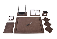 GULPAS - Gülpaş 252 11 Parça Lüks Goya Desen Sümen Takımı Kahverengi