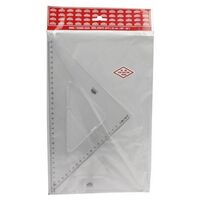 HATAS - Hatas 0808 Teknik Okul Öğrenci Gönye Seti 32/60-45