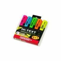 HI-TEXT - Hi-Text 7100 Fosforlu Kalem Mavi