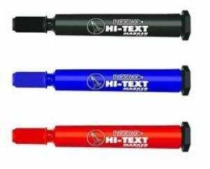 Hi-Text 830C Kesik Uçlu Markör Mavi
