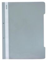 LEITZ - Leitz 4189 Plastik Telli Dosya 50'Li Gri