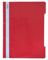 LEITZ - Leitz 4189 Plastik Telli Dosya 50'Li Kırmızı