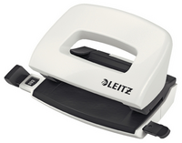 LEITZ - Leitz 5060 Wow Mini Delgeç Metalik Beyaz (10 Sayfa Kapasiteli)