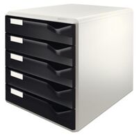 LEITZ - Leitz 5280 5 Çek.Evrak Rafı Siyah