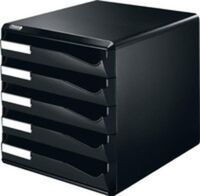 LEITZ - Leitz 5293 5 Çek.Evrak Rafı Siyah Kasa