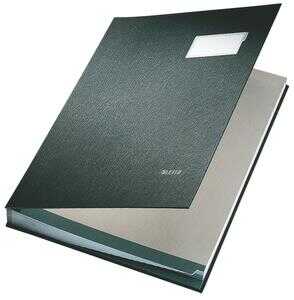 Leitz 5700 Pls.Kapaklı İmza Dosyası 20Sf Siyah