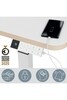 Leitz 6534 Ergo Elektrikli Küçük Sit Standing Masa Beyaz (65340001) - Thumbnail